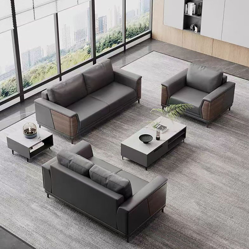 Leisure light luxury business modern sofa set
